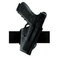 Safariland 2 "Hi-Ride", Level I Retention Holster - Plain Cordovan, Right Hand 2-20-051-2R