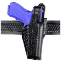 Safariland 200 "Top Gun" Mid-Ride, Level I Retention Holster - Basket Black, Left Hand 200-21-182