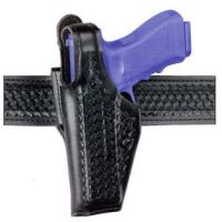 Safariland 200 "Top Gun" Mid-Ride, Level I Retention Holster - Basket Black, Left Hand 200-20-182