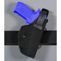 Safariland 4072 Heavy Duty "Hi-Ride" Holster - Plain Black, Left Hand 4072-383-42