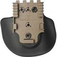Safariland 568BL Paddle Attachment, Plane, FDE Brown, Right Hand w/QLS Molle Receiver Plate