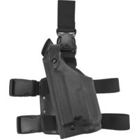 Safariland 6005 SLS Tactical Holster w/ Quick Release Leg Harness - STX Tactical Black, Left Hand 6005-39512-122