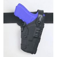 Safariland 6070 Raptor Level IV, Mid-Ride UBL Holster - STX TAC Black, Right Hand 6070-74-131