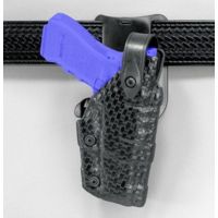 Safariland 6075 Raptor Level IV, Low-Ride UBL Holster - Basket Black, Right Hand 6075-774-81