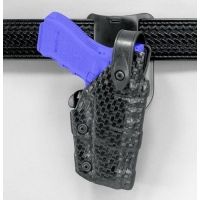 Safariland 6075 Raptor Level IV, Low-Ride UBL Holster - Hi Gloss Black, Right Hand 6075-140-91