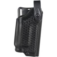 Safariland 6280 Level II Retention, Mid-Ride Holster - Basket Black, Right Hand 6280-5621-81