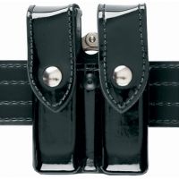 Safariland 72 Mag/Cuff Pouch, Top Flap - Plain Black, Ambidextrous 72-83-2