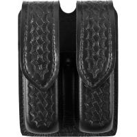Safariland 77 Double Handgun Magazine Pouch - Basket Black, Ambidextrous 77-83-4HS