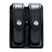 Safariland 77 Double Handgun Magazine Pouch - Hi Gloss Black, Ambidextrous 77-83-9B