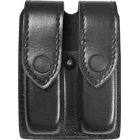 Safariland 77 Double Handgun Magazine Pouch - Plain Black, Ambidextrous 77-76-2PBL