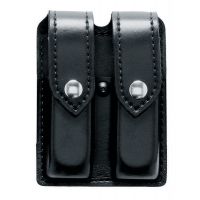 Safariland 77 Double Handgun Magazine Pouch - STX Hi-Gloss Black, Ambidextrous 77-383-49B