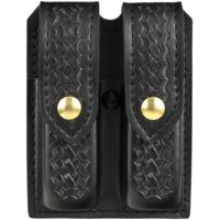 Safariland 77 Double Handgun Magazine Pouch - STX Plain Black, Ambidextrous 77-83-4B