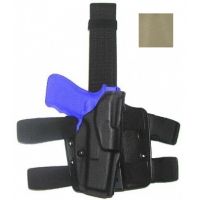 Safariland 6354 ALS Tactical Thigh Holster - STX FDE Brown, Left Hand 6354-74-552