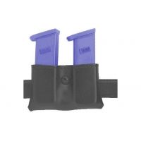 Safariland 079 Concealment Magazine Holder, Snap-On, Double - Plain Black, Ambidextrous, 2in. Belt Loop Slot 079-83-6-2