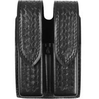 Safariland 77 Double Handgun Magazine Pouch - Basket Black, Ambidextrous 77-210-4HS