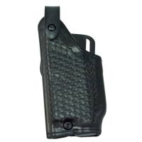 Safariland 6280 Level II Retention, Mid-Ride Holster - Basket Black, Left Hand 6280-3837-82