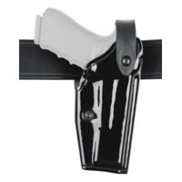 Safariland 6280 Level II Retention, Mid-Ride Holster - Hi Gloss Black, Right Hand 6280-750-91