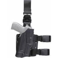 Safariland 6355 ALS Tactical Thigh Holster - STX Plain Black, Right Hand 6355-7442-411