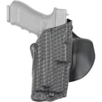 Safariland Model 6378 ALS Paddle/Belt Loop Glock Holster - Right Hand, STX Basket Weave &amp; Hi-Gloss