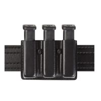 Safariland Model 775 Slim Triple Firearm Magazine Pouch Open Top B/W Black Colt 1911