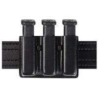 Safariland Model 775 Slim Triple Pistol Magazine Pouch Open Top B/W Black Glock 20 21