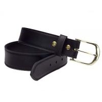 Safariland Plainclothes Belt, Leather, 1.50 - Carbon Fiber Look Black L830-44-65