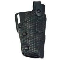 Safariland 6070 Raptor Level IV, Mid-Ride UBL Holster - Basket Black, Right Hand 6070-83-81