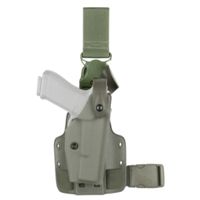 Safariland 6005 SLS Tactical Holster w/ Quick Release Leg Harness - OD Green, Right Hand 6005-93-561