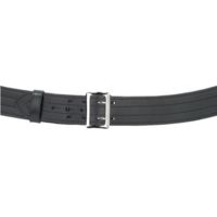 Safariland Suede Lined Contour Belt w/ Buckle, 2.25" with Velcro - Plain Black