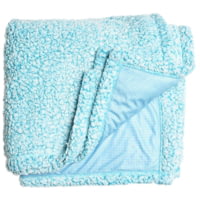 St Bernard Pattern Print Hooded Blanket
