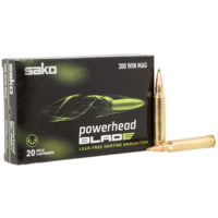 Sako PowerHead Blade .300 Win Mag 170 Grain Brass Cased Rifle Ammunition