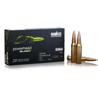 Sako Powerhead Blade .308 Win 162 Grain Lead Free Copper Expanding Brass Cased Rifle Ammunition