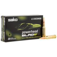 Sako Powerhead Blade 6.5 Creedmoor 120 Grain Hollow Point Brass Cased Rifle Ammunition
