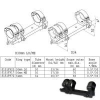 Sako Trg Scope Mount, 3 Ring - 34mm Diameter