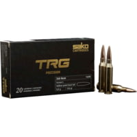 Sako TRG Precision .260 Rem 136 Grain Open Tip Match Boat-Tail Brass Cased Rifle Ammunition