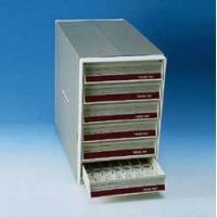 Sakura Finetek Tissue-Tek Embedding Ring Filing Cabinet, Sakura Finetek 4169 Cabinet With 1000 White Embedding Rings
