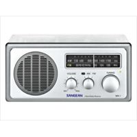 Sangean Analog AM / FM Clear Table Top Radio