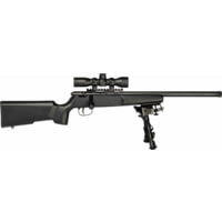 Savage Arms Rascal Target XP Single Shot Bipod Bolt Action Rifle, .22 Long Rifle, 16.13in Barrel