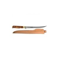 Uncle Henry 12inch Fillet Knife W/ Leather Sheath