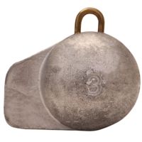 Scotty 1017 3 lb. Lead Weight, Round w/ Rudder | Free Shipping over $49!