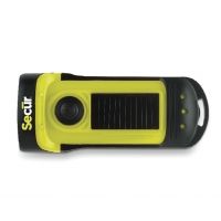 Secur Waterproof Solar/Dynamo 3 LED Flashlight, 8 Lumens