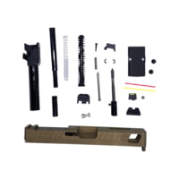 American Tactical Arms ATA19 Badger Complete Ambidextrous Slide w/Optic Cut, Unthreaded Elite Series Barrel, Burnt Bronze