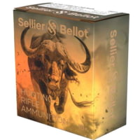 Sellier &amp; Bellot 375 H&amp;H Magnum 300 Grain Semi Jacketed Soft Point Brass Cased Rifle Ammunition