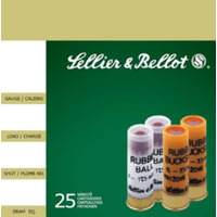 Sellier &amp; Bellot Rubber 12 Gauge 15 Pellets Shotgun Buckshot Ammunition