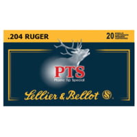 Sellier &amp; Bellot 204 Ruger 32 Grain Plastic Tip Special Rifle Ammunition