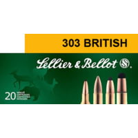 Sellier &amp; Bellot 303 British 180 Grain Full Metal Jacket Rifle Ammunition