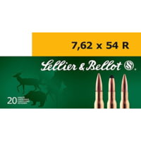 Sellier &amp; Bellot 7.62x54R 180 Grain Soft Point Rifle Ammunition