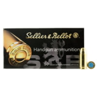 Sellier &amp; Bellot 9mm Luger 140 Grain Subsonic Full Metal Jacket Brass Cased Pistol Ammunition
