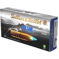 Sellier &amp; Bellot .308 Winchester 110 grain TAC-EX-Blue Brass Cased Rifle Ammunition