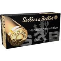 Sellier &amp; Bellot 40 S&amp;W 180 Grain Full Metal Jacket Brass Cased Pistol Ammunition